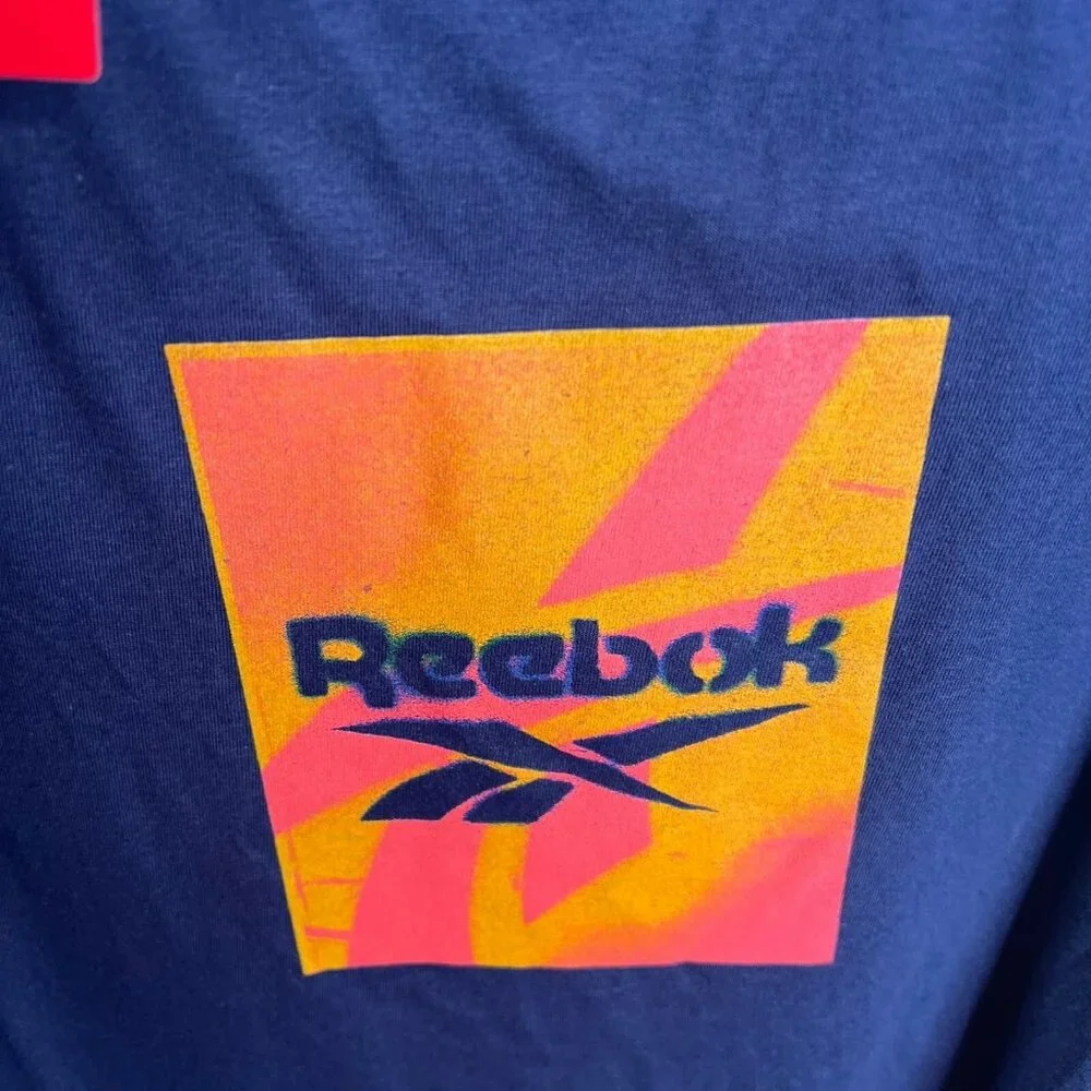 Reebok Men's Graphic Tank - Navy Size 2XL